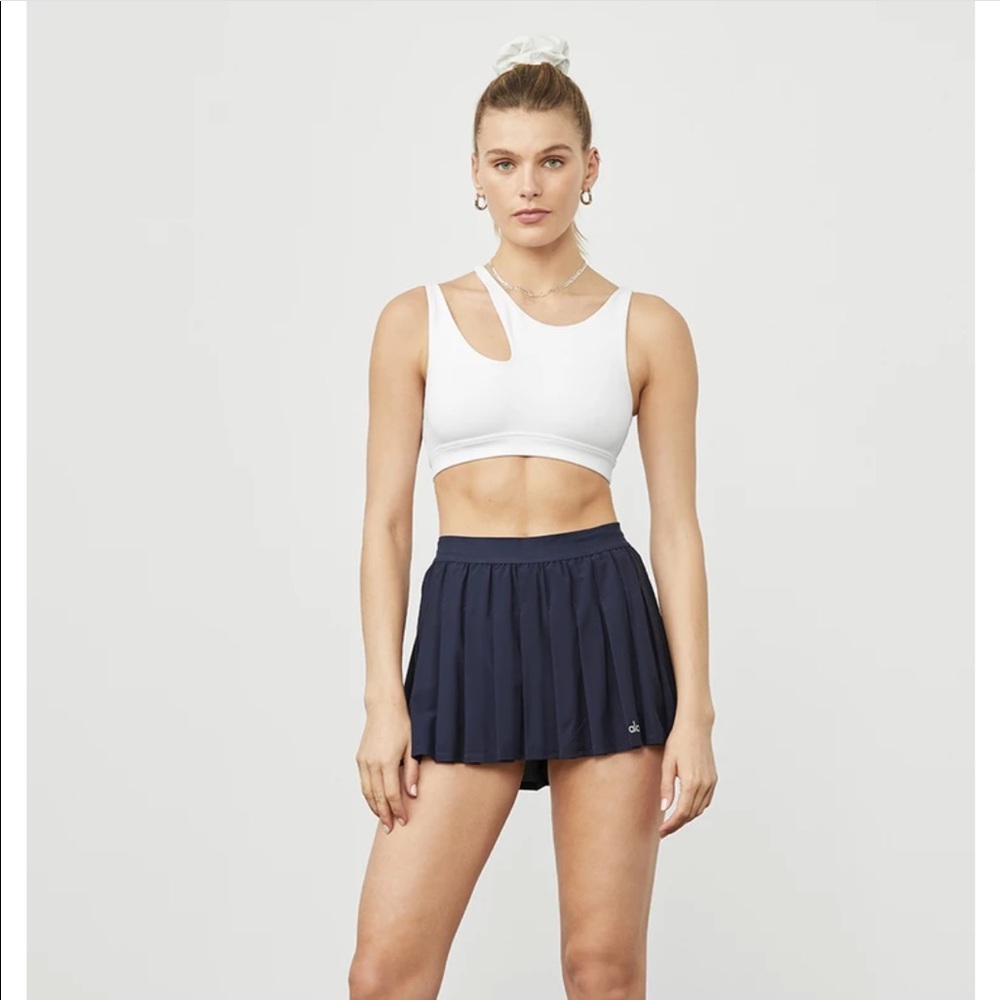 NWT Alo yoga varsity skirt tennis skirt pleated